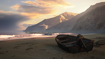 The Last Of Us Completed, The Last Of Us, sea, sun, boat, beach HD wallpaper