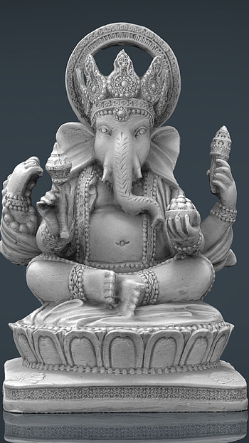 3d Ganesh, Creative, Art HD phone wallpaper