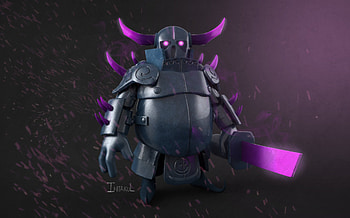 Peeka Clash Of Clans, clash-of-clans, pekka, games, artstation HD wallpaper