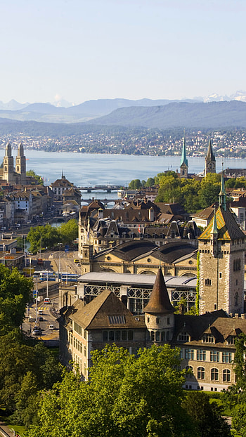 Zurich Switzerland, Vibrant cityscape, Urban beauty, Modern marvels HD phone wallpaper