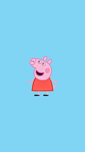 Alone peppa, peppa pig, peppa the pig, cartoon HD phone wallpaper