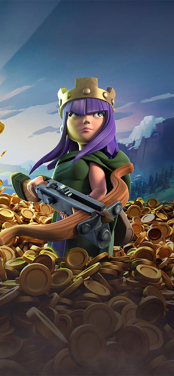 Archer Queen, Clash of Clans HD phone wallpaper