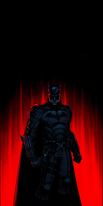 Batman, electric blue, art HD phone wallpaper