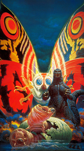 Godzilla vs. Mothra (2022) movie HD phone wallpaper