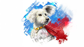 Krypto Fury In Superman Movie, superman-legacy, krypto, superheroes, dc-comics, artwork, art, digital-art, movies HD wallpaper
