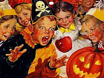 Vintage Halloween16, halloween, cards, Vintage Halloween, norman rockwell, rds, posters HD wallpaper