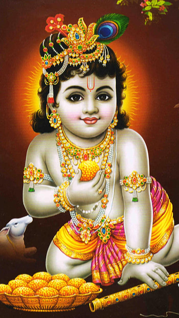Krishna, Bal Krishna, Kanha, Natkhat Kanha HD phone wallpaper