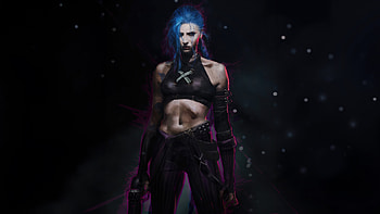 Jinx Arcane , arcane, netflix, jinx-league-of-legends, tv-shows, league-of-legends HD wallpaper