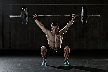 Front squats, CrossFit HD wallpaper