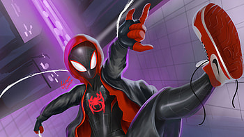 Spiderman Miles Artnew, spiderman, superheroes, artwork, digital-art, artstation HD wallpaper