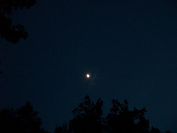 moon, night, sky HD wallpaper