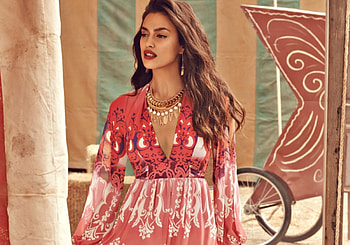 Irina Shayk, star, pink, model, circus, girl, woman HD wallpaper