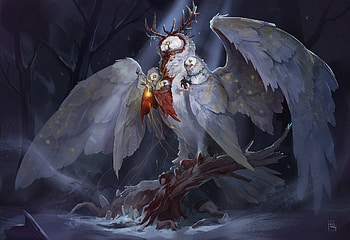 fantasy, owl HD wallpaper