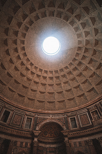 Architecture, Interior, Building, Shine, Light, Miscellanea, Miscellaneous, Dome HD phone wallpaper