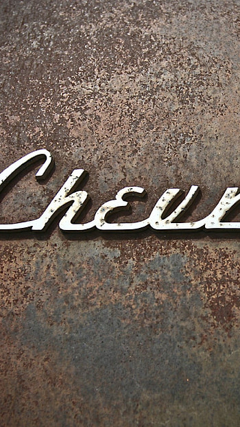chevrolet, logo, rust HD phone wallpaper