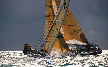 yacht sailing HD wallpaper