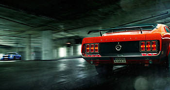 Yellow Mustang, mustang, cars, behance HD wallpaper