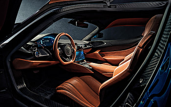 2022, Rimac Nevera, interior, dashboard, interior view, Nevera interior, supercars, Rimac HD wallpaper