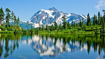 Washington State Travels - Mount Shuksan, North Cascades National Park HD wallpaper