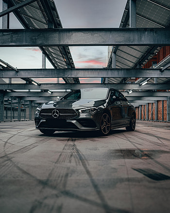 Cars, Car, Front View, Grey, Mercedes, Mercedes Cla HD phone wallpaper