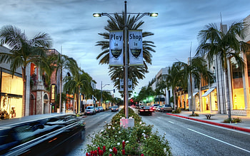 Beverly Hills, Stunning backgrounds, Gorgeous views, Cityscape HD wallpaper