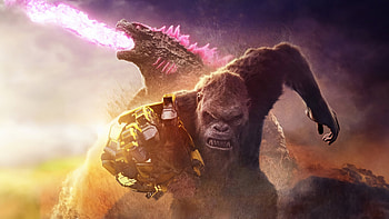 Roar of The New Empire — Godzilla x Kong, Godzilla X Kong: The New Empire HD wallpaper