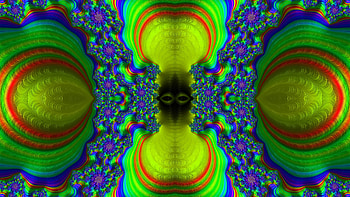 Trippy Psychedelic Fractal, trippy, psychedelic, aesthetic, green, Abstract, fractal, abstract green HD wallpaper