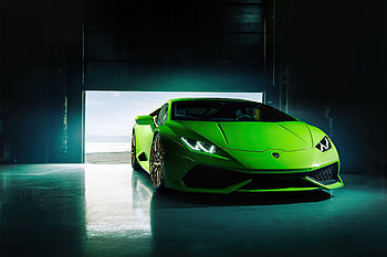 Green Lamborghini Huracan 2020, lamborghini-huracan, lamborghini, cars HD wallpaper