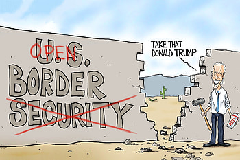 Border Invasion, invasion, chaos, biden, crime HD wallpaper