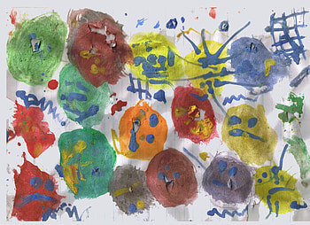 Faces, children, child, kids art HD wallpaper