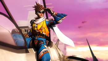 Tracer Overwatch Artwork, overwatch, games, artwork, deviantart HD wallpaper