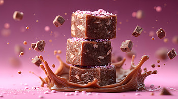 Fudge Dessert Delight, food, dessert, chocolate, sweets HD wallpaper