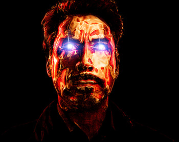 Robert Downery JR As Tony Stark Art, robert-downey-jr, artwork, digital-art, superheroes HD wallpaper