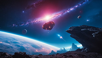 Space, space, Abyss, planet, earth HD wallpaper