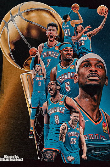 Thunder Duo NBA Finals Featuring Shai Gilgeous-Alexander & Jalen Williams, NBA HD phone wallpaper