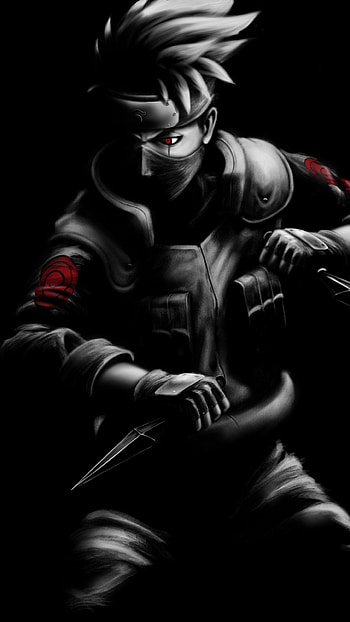 Kakashi Hatake, Naruto, dark, fan art . Kakashi hatake, Kakashi, naruto shippuden, Kakashi Without Mask HD phone wallpaper