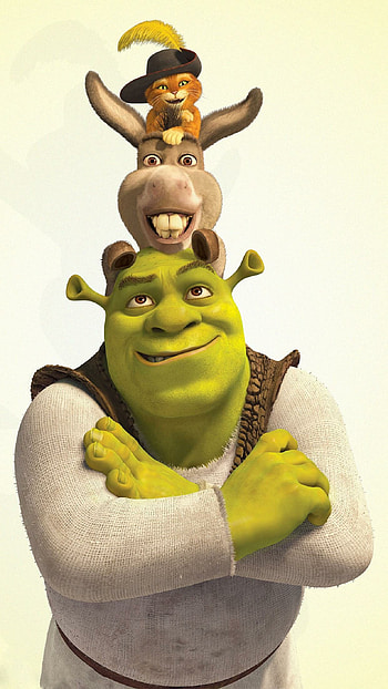 Shrek and Donkey , Memorable characters, Animated film, Adventure theme HD phone wallpaper