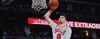 Zach LaVine, Chicago Bulls, Dunk HD wallpaper