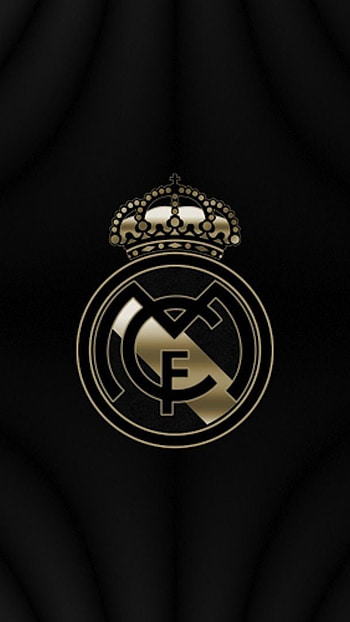Real Madrid, Black Theme, Background HD phone wallpaper