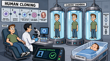 Human Cloning Lab — Clone Lineup, Laboratory HD wallpaper