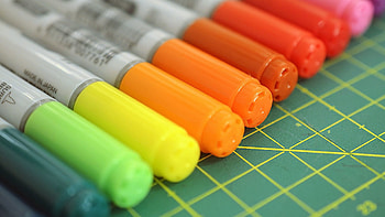 Caps, Miscellanea, Miscellaneous, Multicolored, Motley, Markers HD wallpaper
