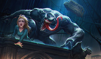 Venom About To Eat Girl, venom, superheroes, digital-art, artwork, artstation HD wallpaper