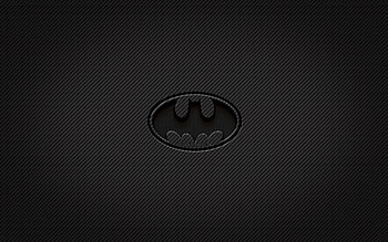 Batman carbon logo, , grunge art, carbon background, creative, Batman black logo, Bat-man, superheroes, Batman logo, Batman HD wallpaper