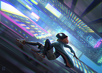Spiderman Alongside Building, spiderman-into-the-spider-verse, spiderman, superheroes, artwork, artist, digital-art, deviantart HD wallpaper