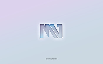 Mo Vlogs logo, cut out 3d text, white background, Mo Vlogs 3d logo, Mo Vlogs emblem, Mo Vlogs, embossed logo, Mo Vlogs 3d emblem HD wallpaper