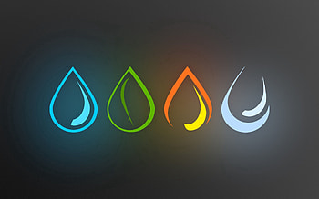 Abstract, Drops, Grey HD wallpaper