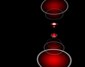 Something Red, circle, red HD wallpaper