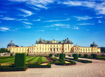 Drottningholm Palace, Swedish heritage site, Iconic landmark, Royal residence HD wallpaper