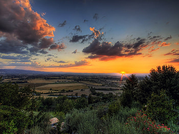 Landscape, Sunset, Sky HD wallpaper