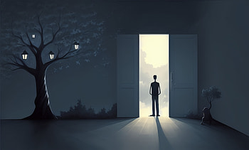AI Art, portal HD wallpaper